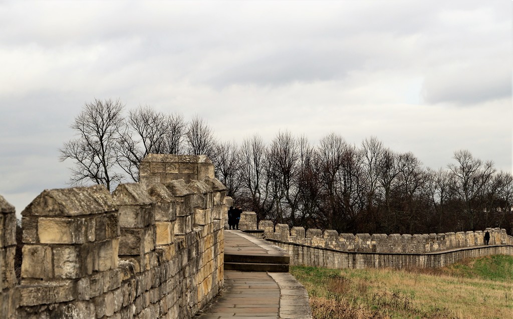 City Wall at York by lumpiniman