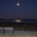 Full moon over Charleston Harbor at Waterfront Park by congaree