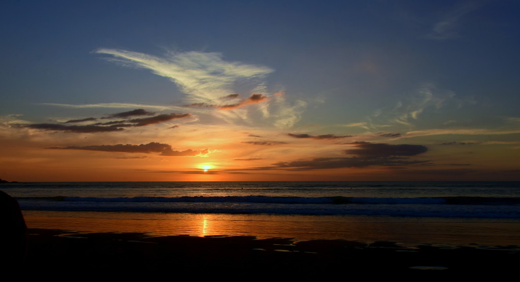 Sunset at Port Waikato by nickspicsnz