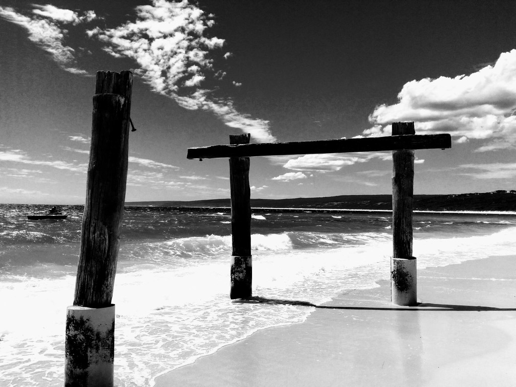 Hamelin Bay Ancient Pier Posts by 30pics4jackiesdiamond