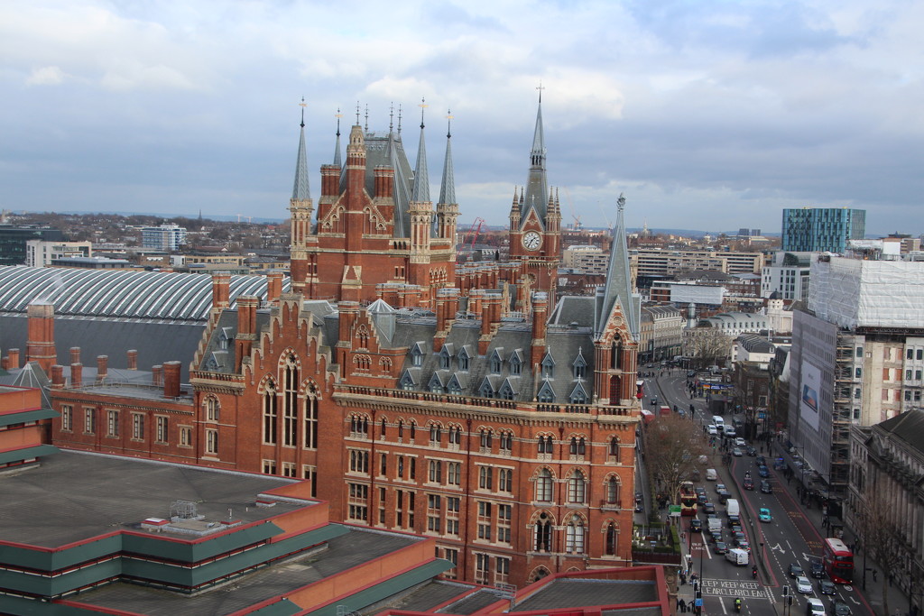 St Pancras station and hotel by busylady