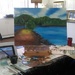 My Work Station at Art Class by mozette