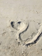 6th Feb 2018 - heart on the sand 
