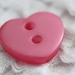 Pink Heart Button by cookingkaren