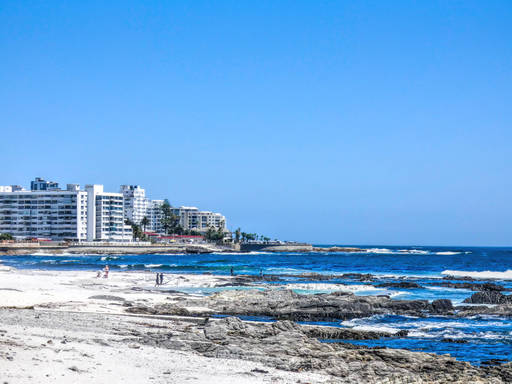 Sea Point beach at low tide. by ludwigsdiana