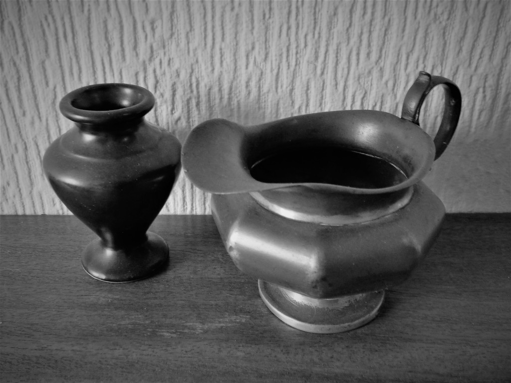 Pewter jugs  by beryl