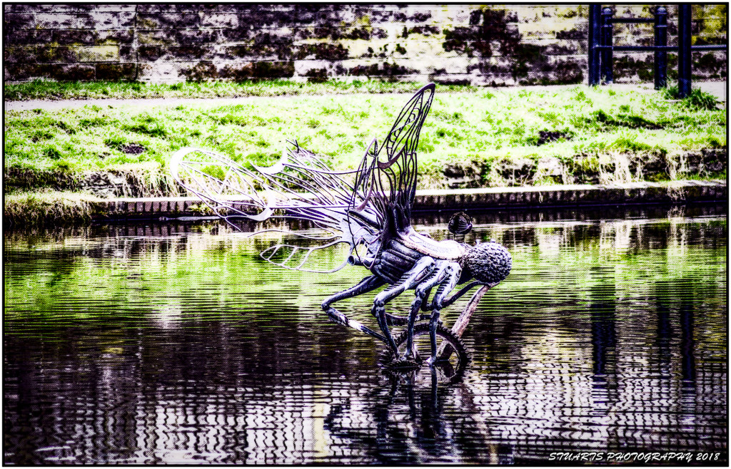 dragonfly sculpture  by stuart46