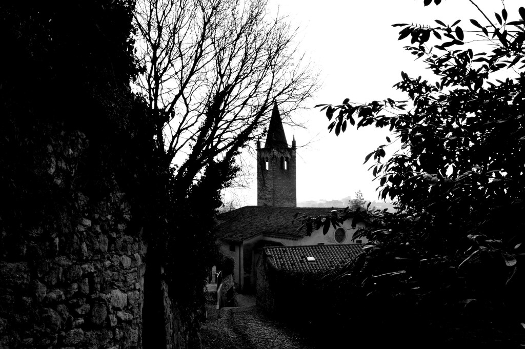 Old country church by caterina