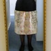 A skirt I'm making from my ecoprinted fabric. by cpw