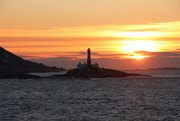 16th Feb 2018 - Sunset behind the lighthouse