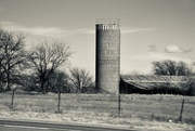 18th Feb 2018 - A feed silo in North Texas cattle country