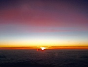 18th Feb 2018 - Sunrise from the aircraft. 
