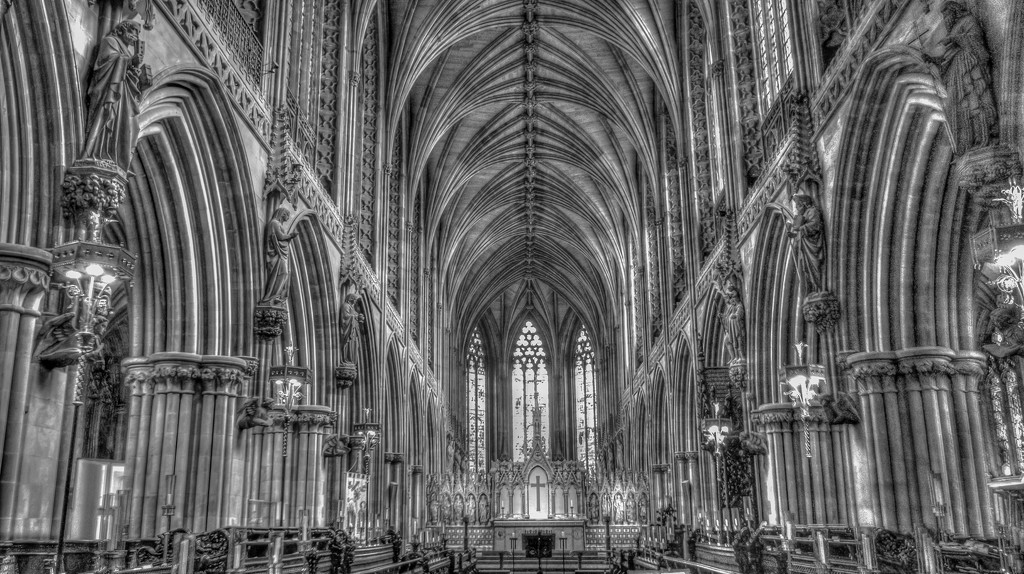 Lichfield Cathedral. by tonygig