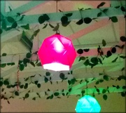 18th Feb 2018 - pretty lights in the Chinese restaurant