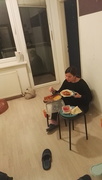 31st Jan 2018 - Last dinner in our first apartment