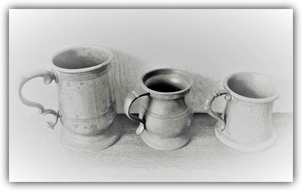 Pewter mugs  by beryl