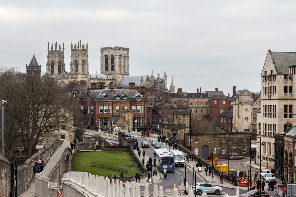 York Minster from the wall by callymazoo