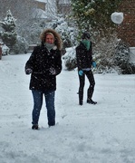 27th Feb 2018 - Your never too old to throw snowballs!
