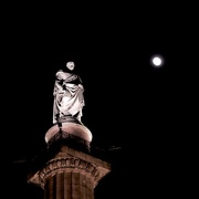 27th Feb 2018 - Ludwig and the moon