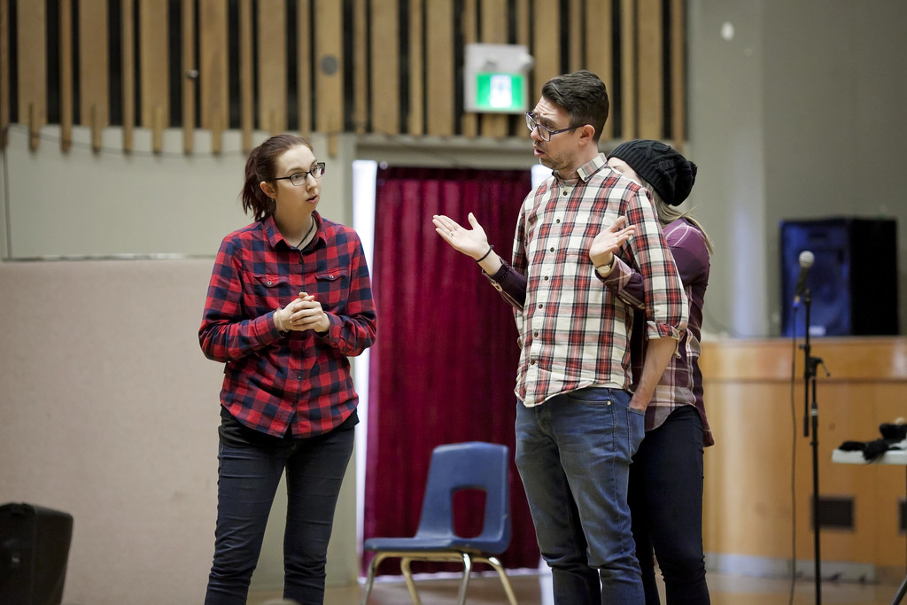 Vancouver Theatre Sports visits the school by kiwichick