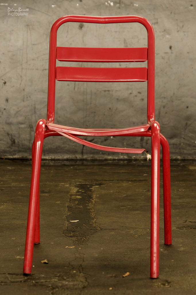 Red Chair by dkbarnett