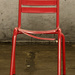 Red Chair by dkbarnett
