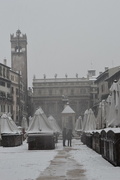 1st Mar 2018 - Piazza Erbe under the snow