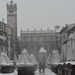 Piazza Erbe under the snow by caterina
