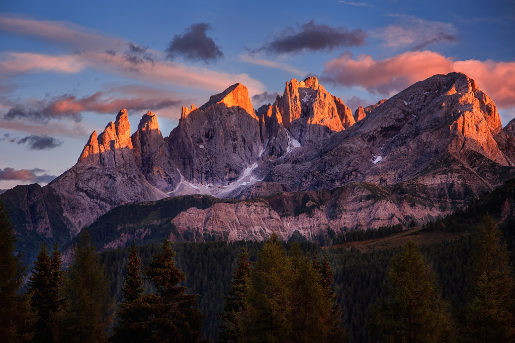 Sunset In The Dolomites by exposure4u