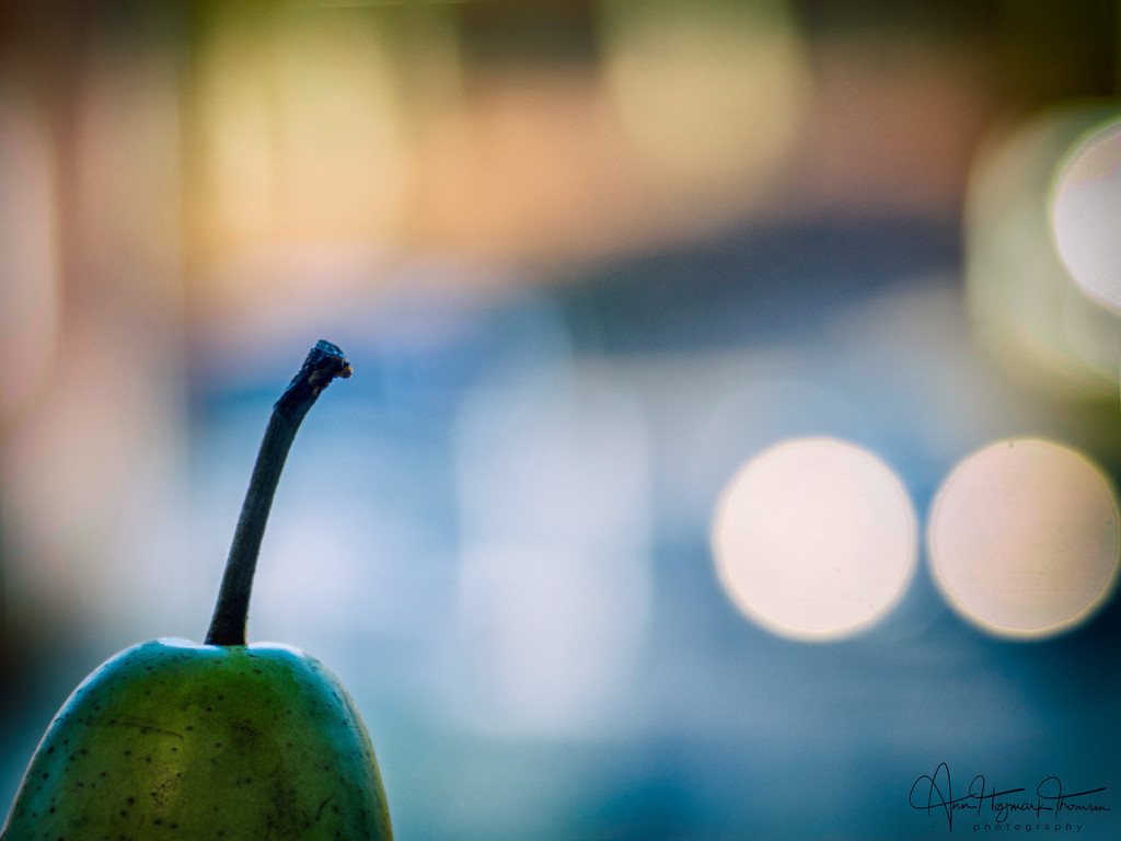 The pear on my window sill by atchoo