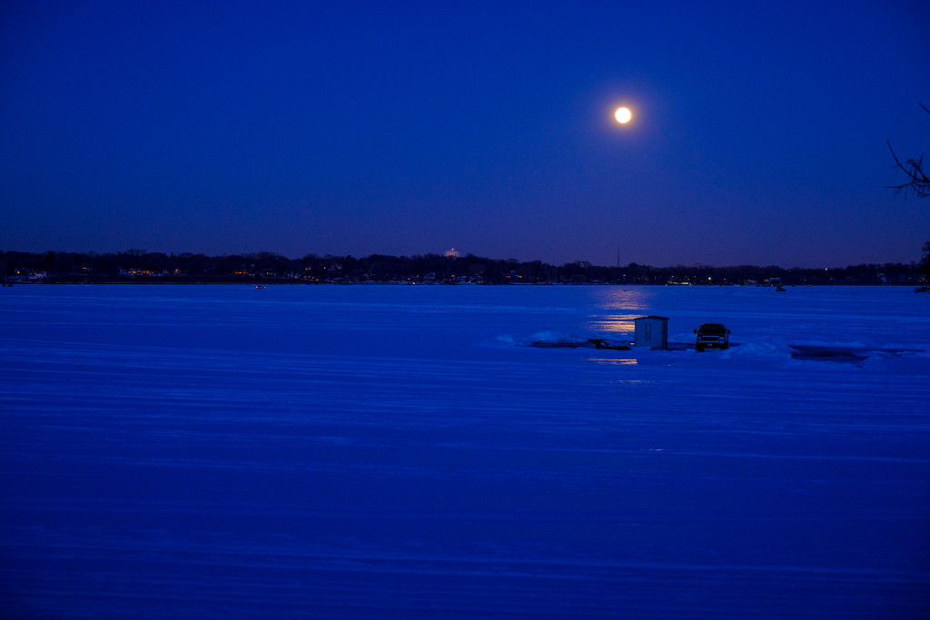 Blue Hour Moon by tosee