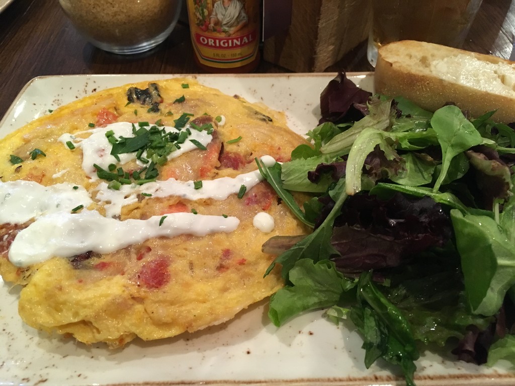 trying the salmon frittata at first watch by wiesnerbeth