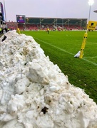 3rd Mar 2018 - snowy touch line 