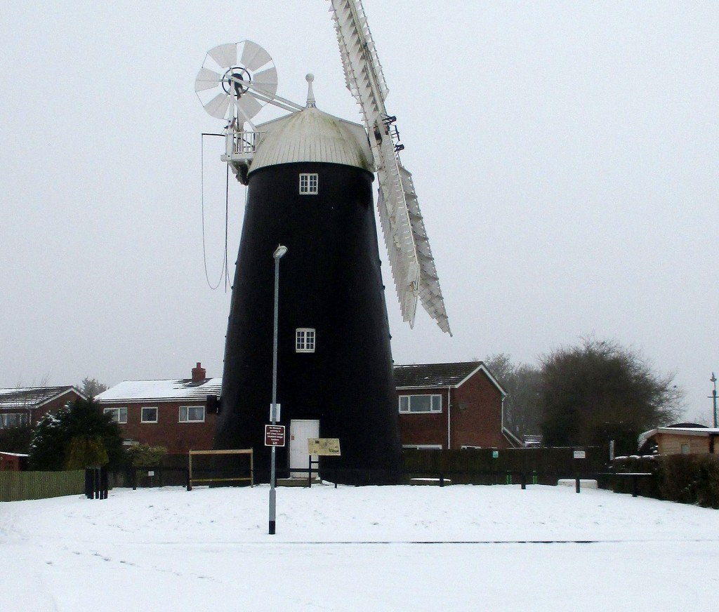 Our Mill in Snow by g3xbm