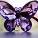 Purple butterfly by mittens