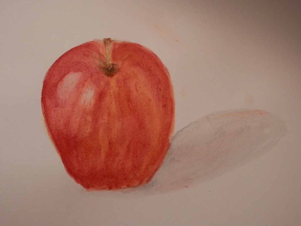 Apple painting by julie