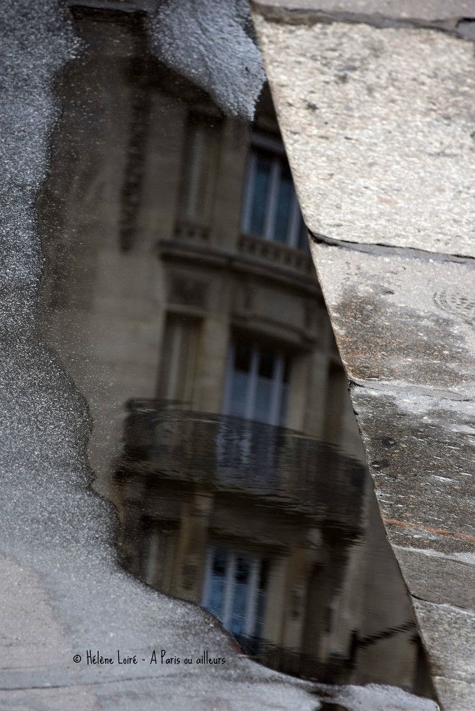 Paris in a puddle by parisouailleurs