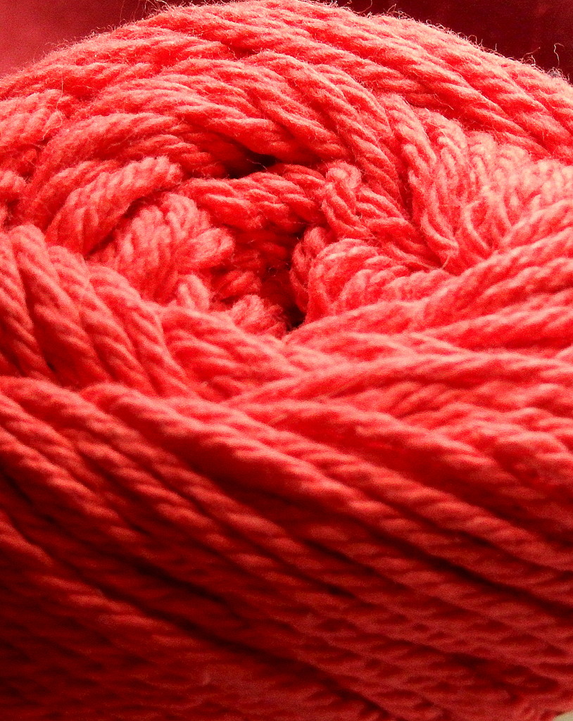 RED yarn by homeschoolmom
