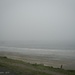 Pier in Fog! Squirre!  Rainy Beach Day! by elatedpixie