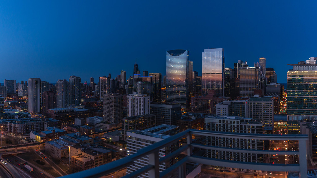 Blue Hour Panorama by taffy