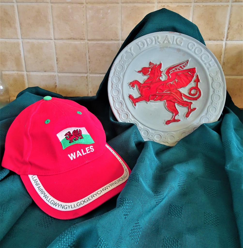 Y ddraig goch ( "The Red dragon " of Wales ) by beryl