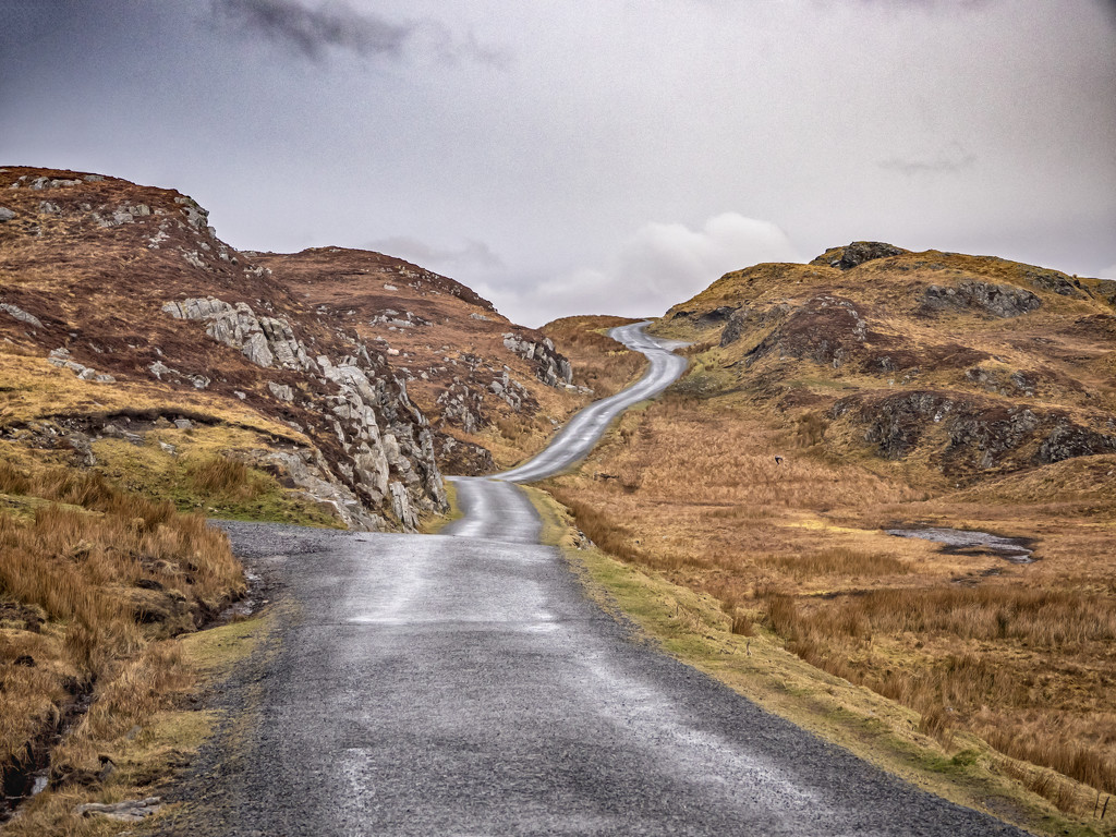 The Road To The Cliffs by rosiekerr