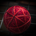 Red temari ball by randystreat