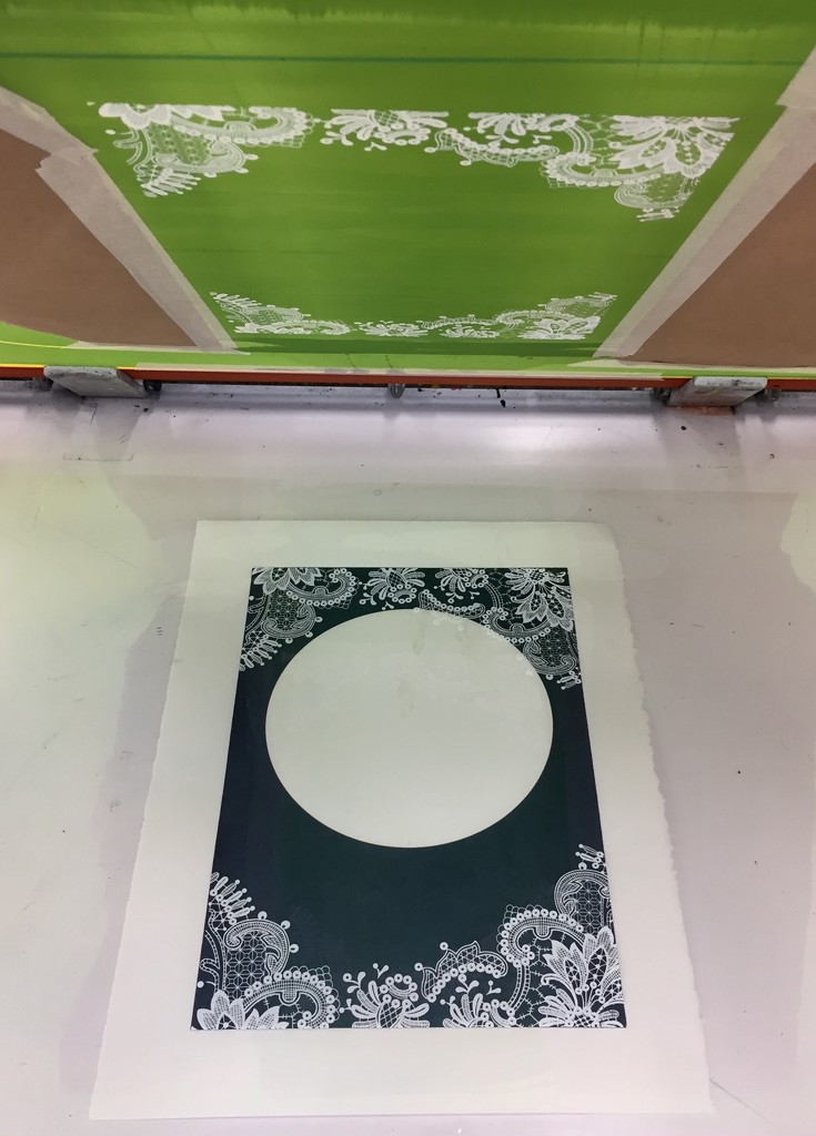 Screen printing Day 3 by bilbaroo