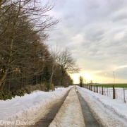 20th Mar 2018 - Snowy sunset drive