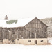 Barn in the snow  by radiogirl