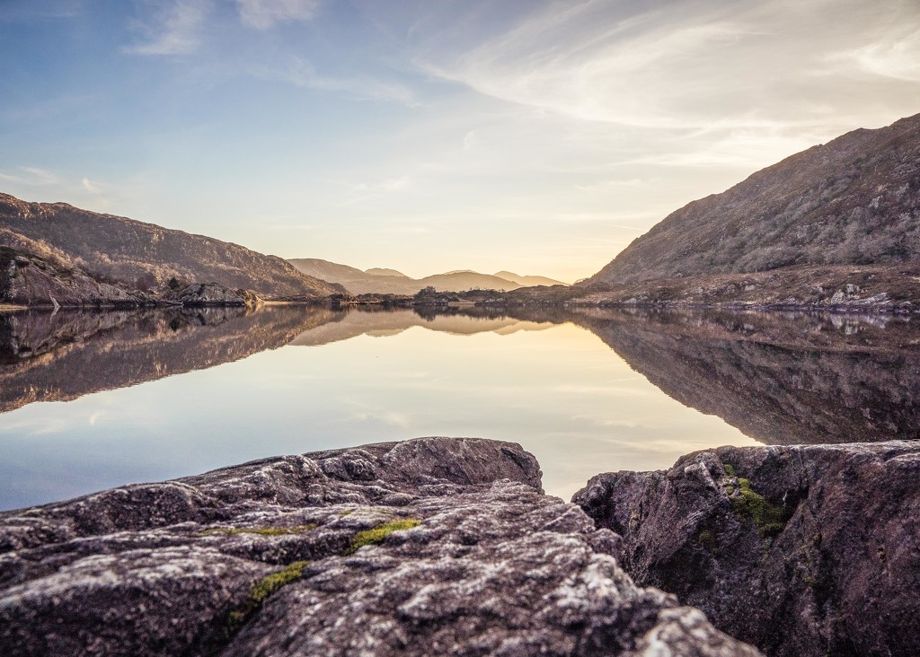 Ring of Kerry - Lake Sunset by rosiekerr