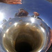 Inside the E flat tuba! by marguerita