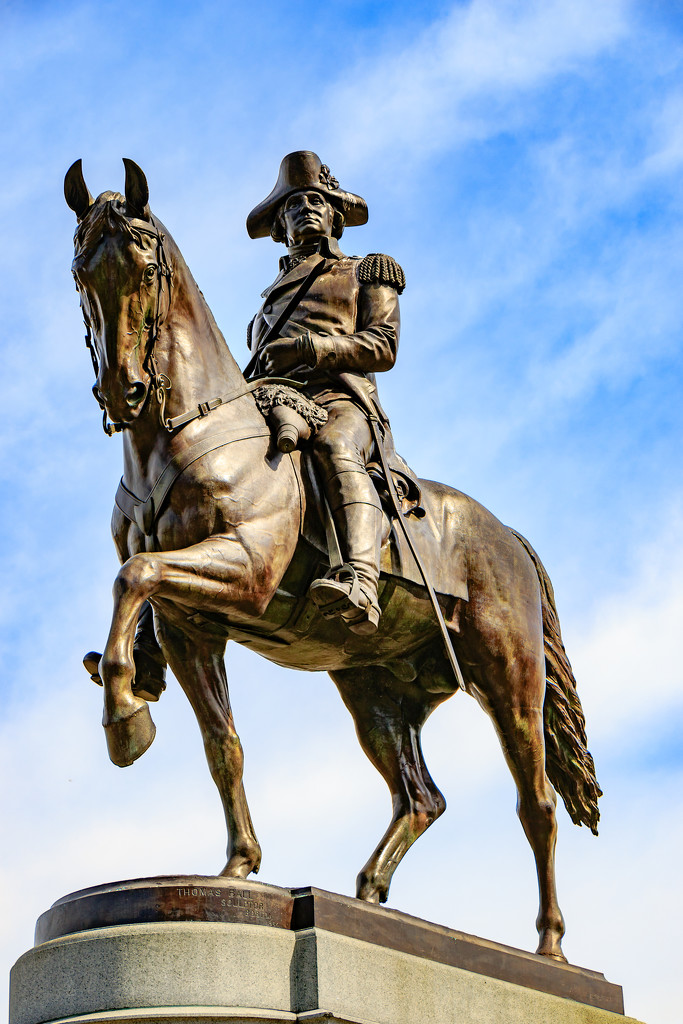 Statue of George Washington by jernst1779