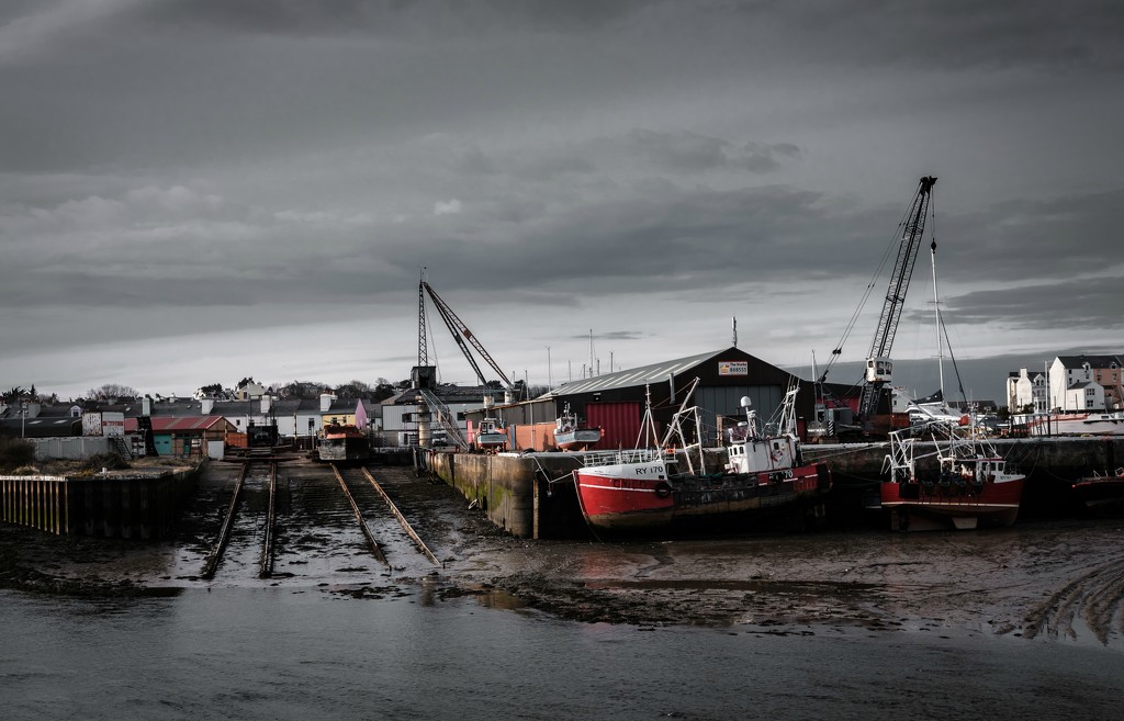 Ramsey Harbour - Disused Shipyard... by vignouse